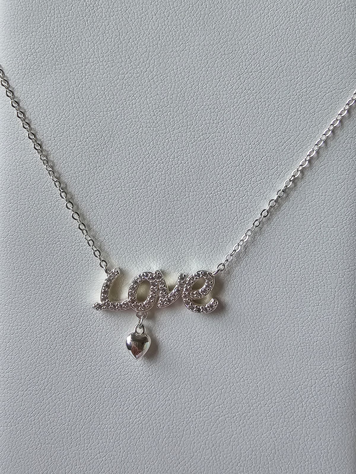 Collar love plata .925